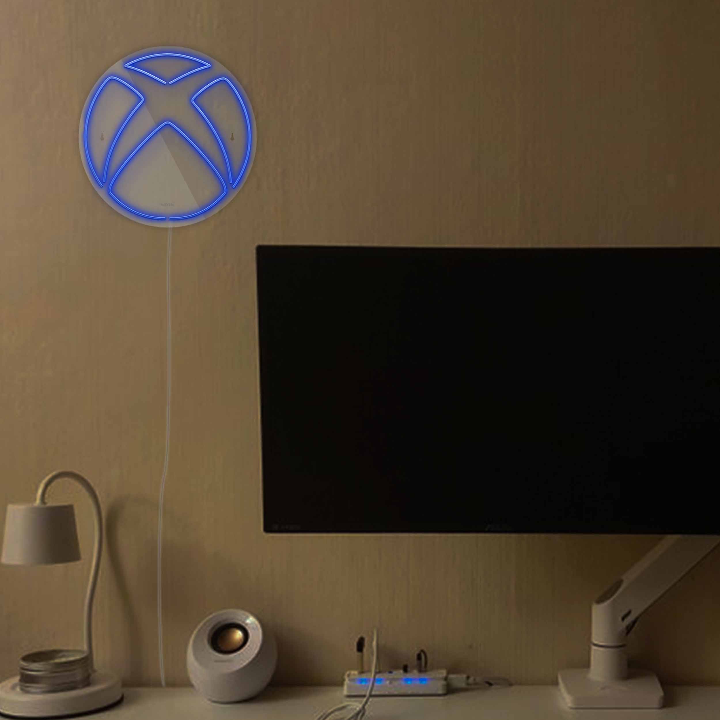 چراغ دیواری نئون دیزاین طرح Xbox-GL_BL
