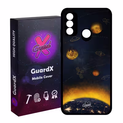 کاور گارد ایکس طرح Galaxy مدل Glass10166 مناسب برای گوشی موبایل هوآوی P Smart 2020