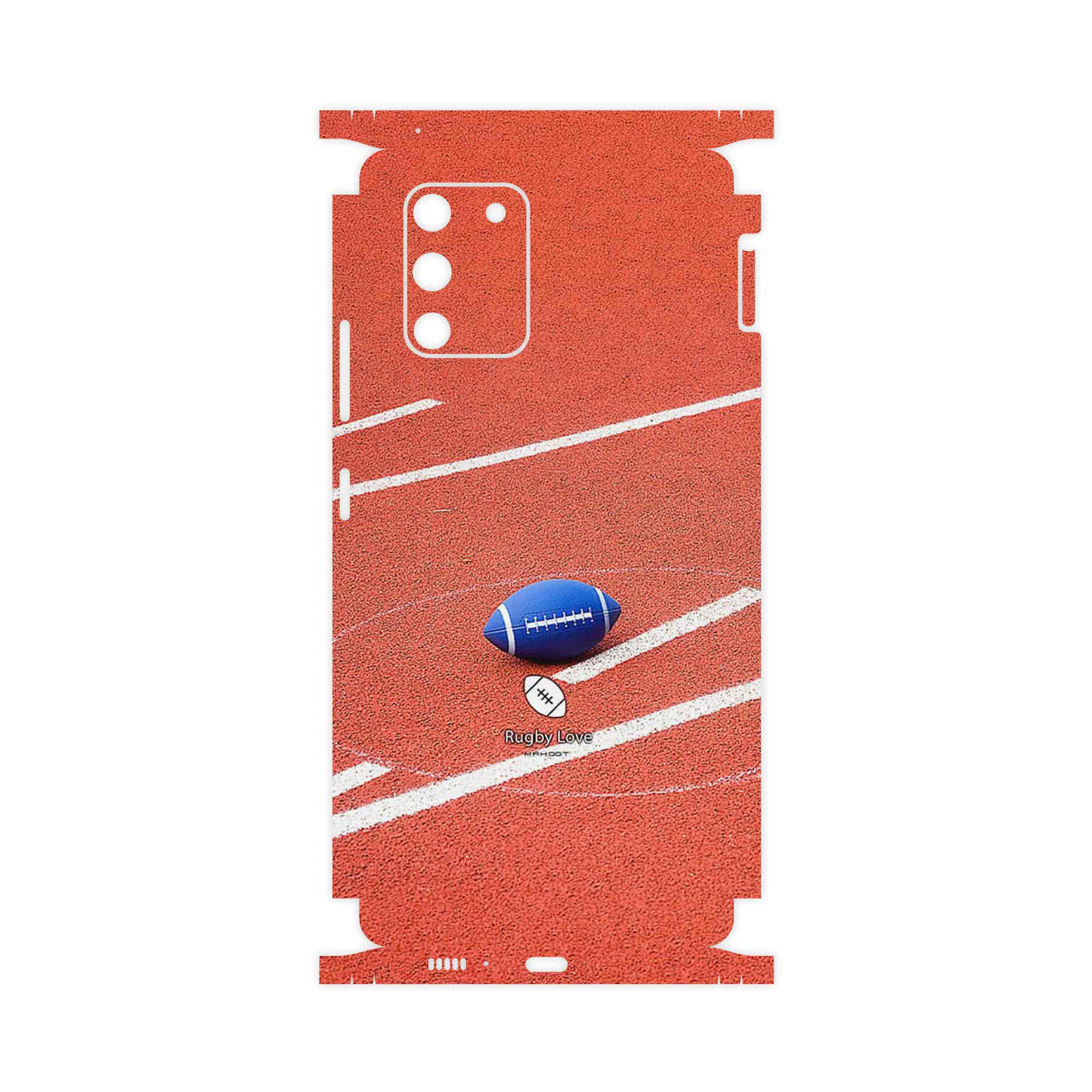 برچسب پوششی ماهوت مدل Rugby football-FullSkin مناسب برای گوشی موبایل سامسونگ Galaxy S10 Lite
