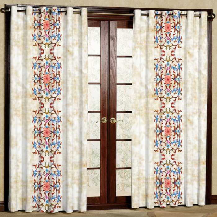 پرده مدل مخمل پانچی کد 7539 سایز 280x140 سانتی متر