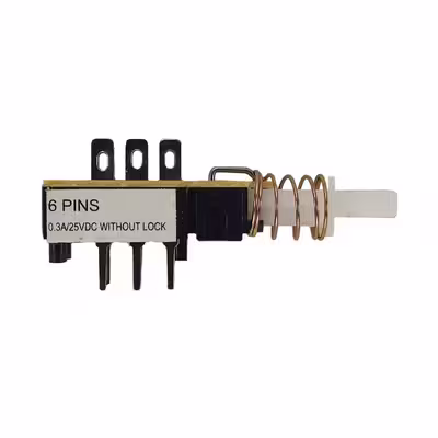 کلید شستی مدل 6PIN بدون قفل بسته 2 عددی