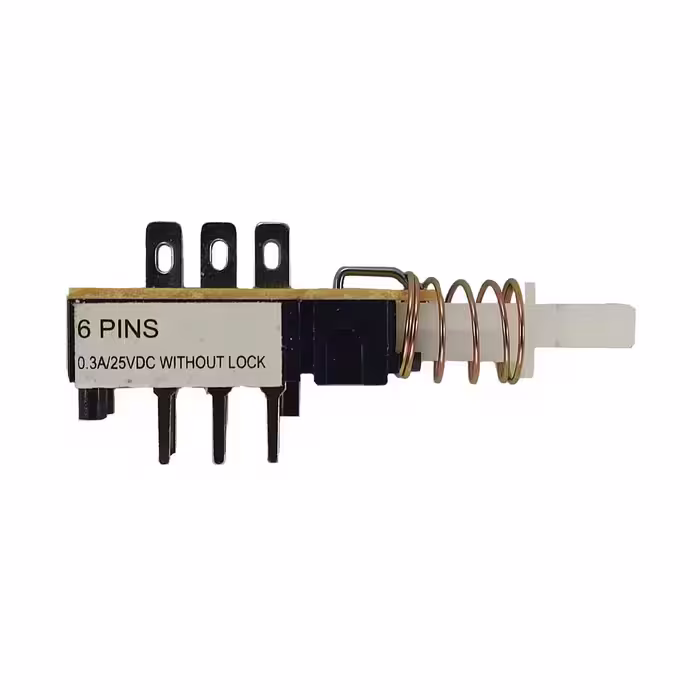 کلید شستی مدل 6PIN بدون قفل بسته 2 عددی
