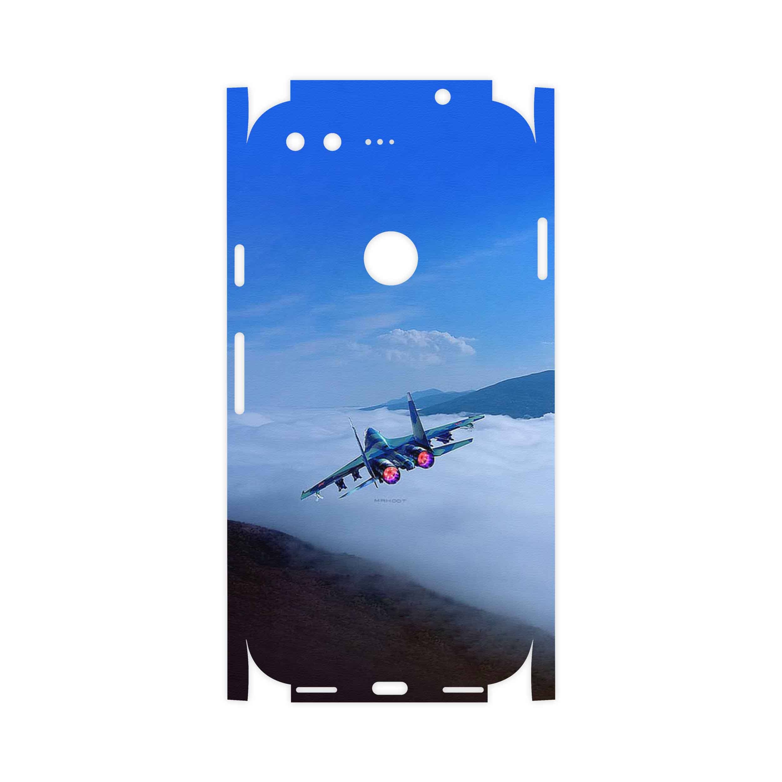 برچسب پوششی ماهوت مدل Fighter plane Su27-FullSkin مناسب برای گوشی موبایل گوگل Pixel