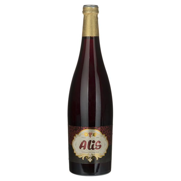 نوشیدنی انگور قرمز گازدار عالیس – 750 میلی لیتر