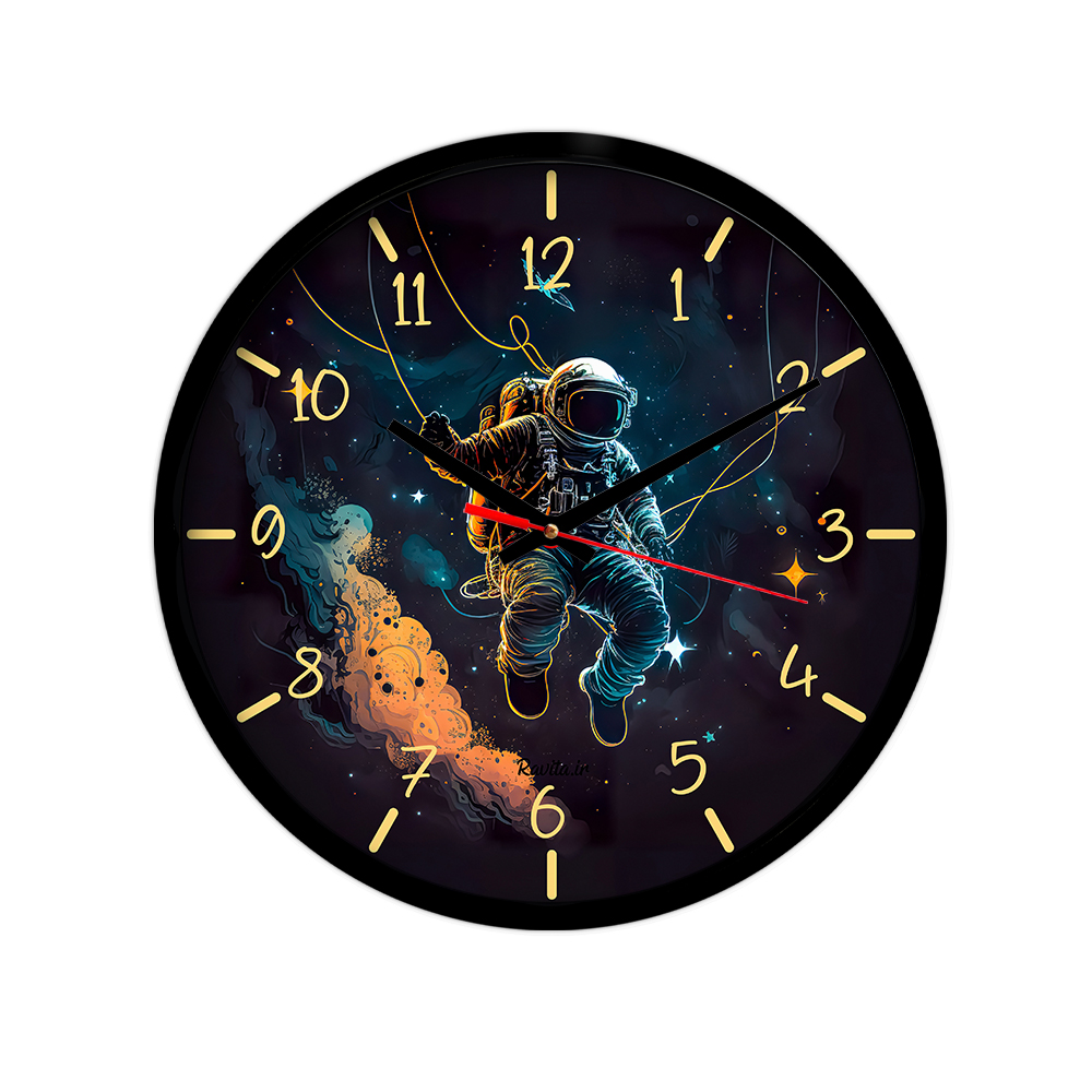 ساعت‌ دیواری رومیزی راویتا طرح فضانورد کد 3503