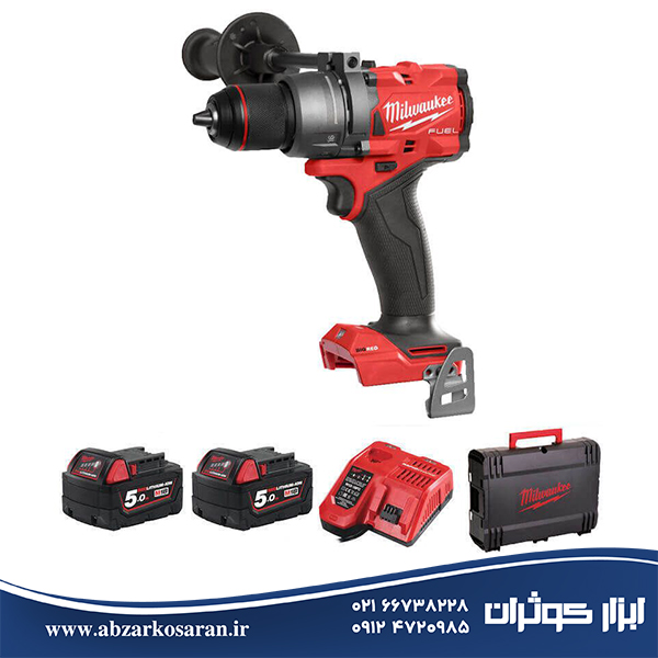 دریل پیچ‌گوشتی چکشی میلواکی Milwaukee مدل M18FPD3-502X