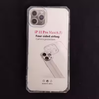 کاور مدل کربنی شفاف کد IP11PM-SH مناسب برای گوشی موبایل اپل Iphone 11Pro Max