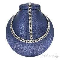 ست گردنبند و دستبند کارتیر نقره ای