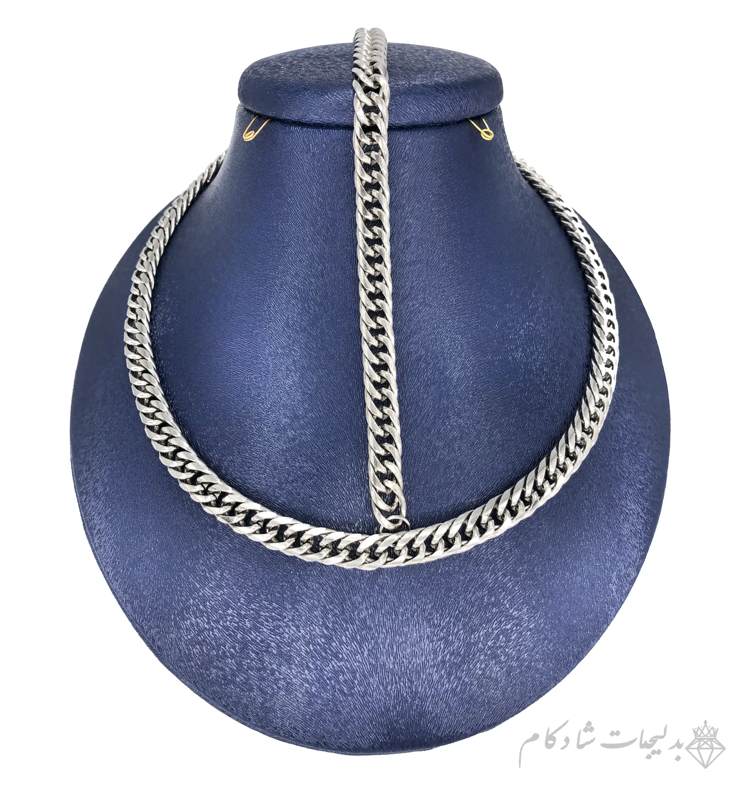 ست گردنبند و دستبند کارتیر نقره ای