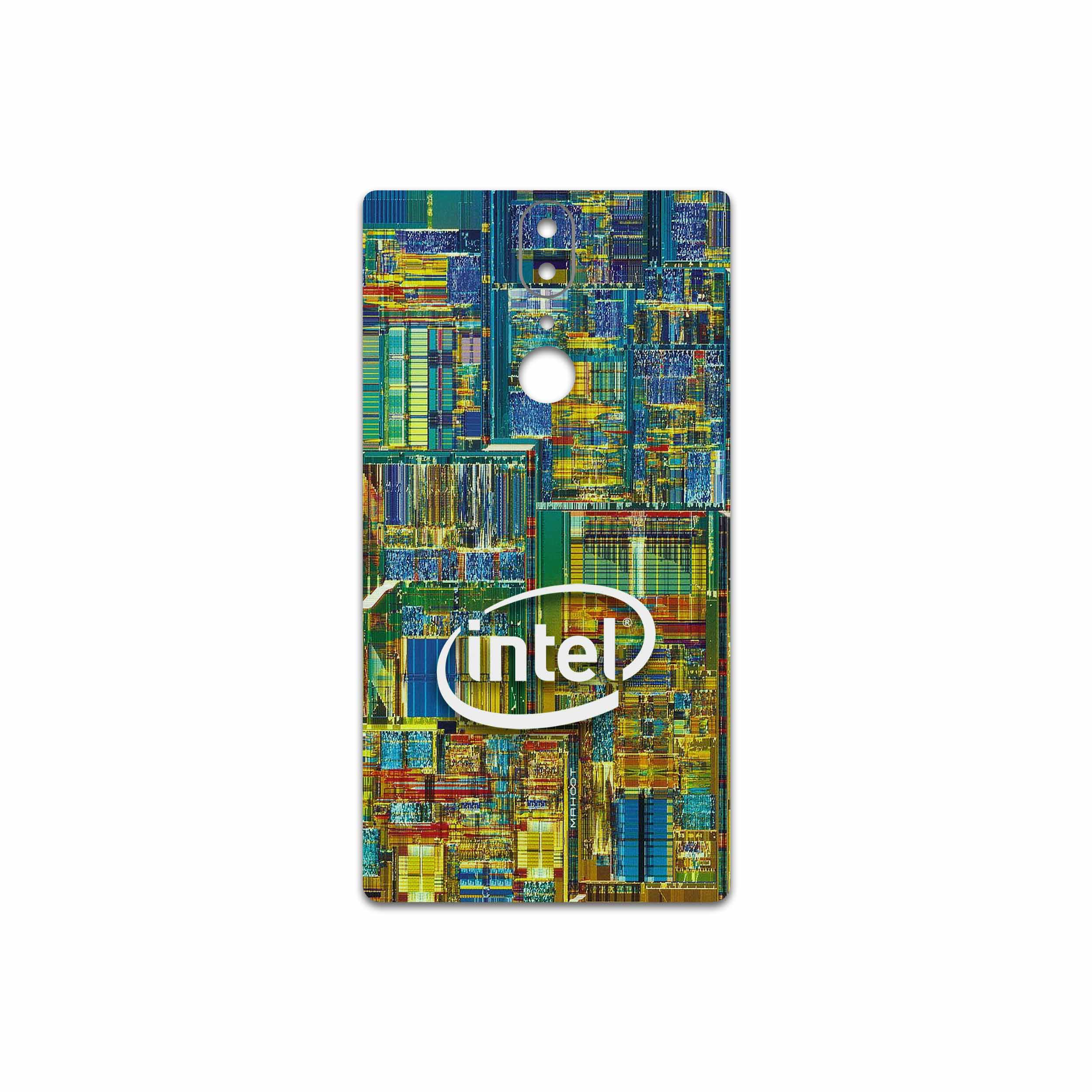 برچسب پوششی ماهوت مدل Intel Brand مناسب برای گوشی موبایل یومی Crystal