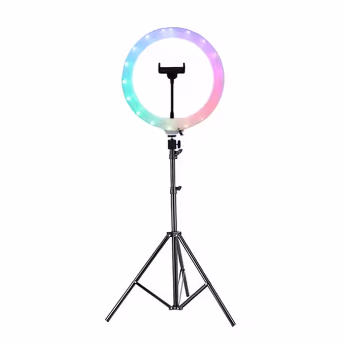 رینگ لایت RGB مدل 3D-33 به همراه پایه