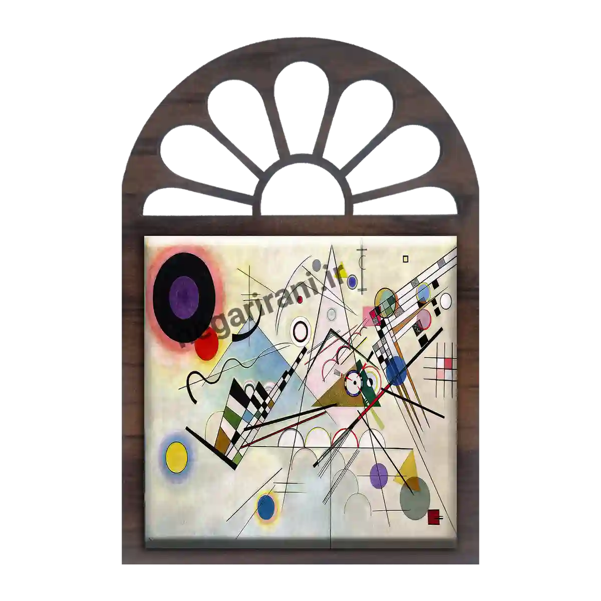 تندیس کاشی پنجره ای composition viii مدل AX 26