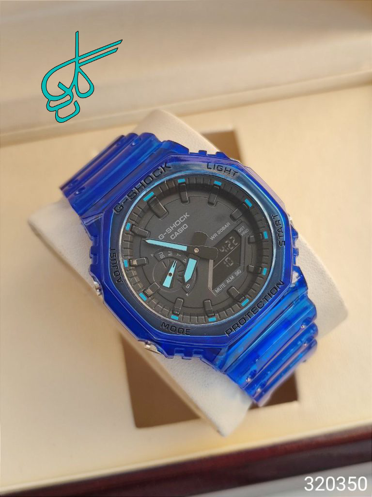 خرید ساعت جی شاک های‌کپی درجه یک دو زمانه کرنومتردار آلارم دار و تقویم دار کد 1915651 - ردگل