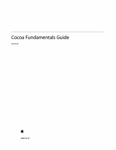 خرید و دانلود نسخه کامل کتاب Cocoa Fundamentals Guide