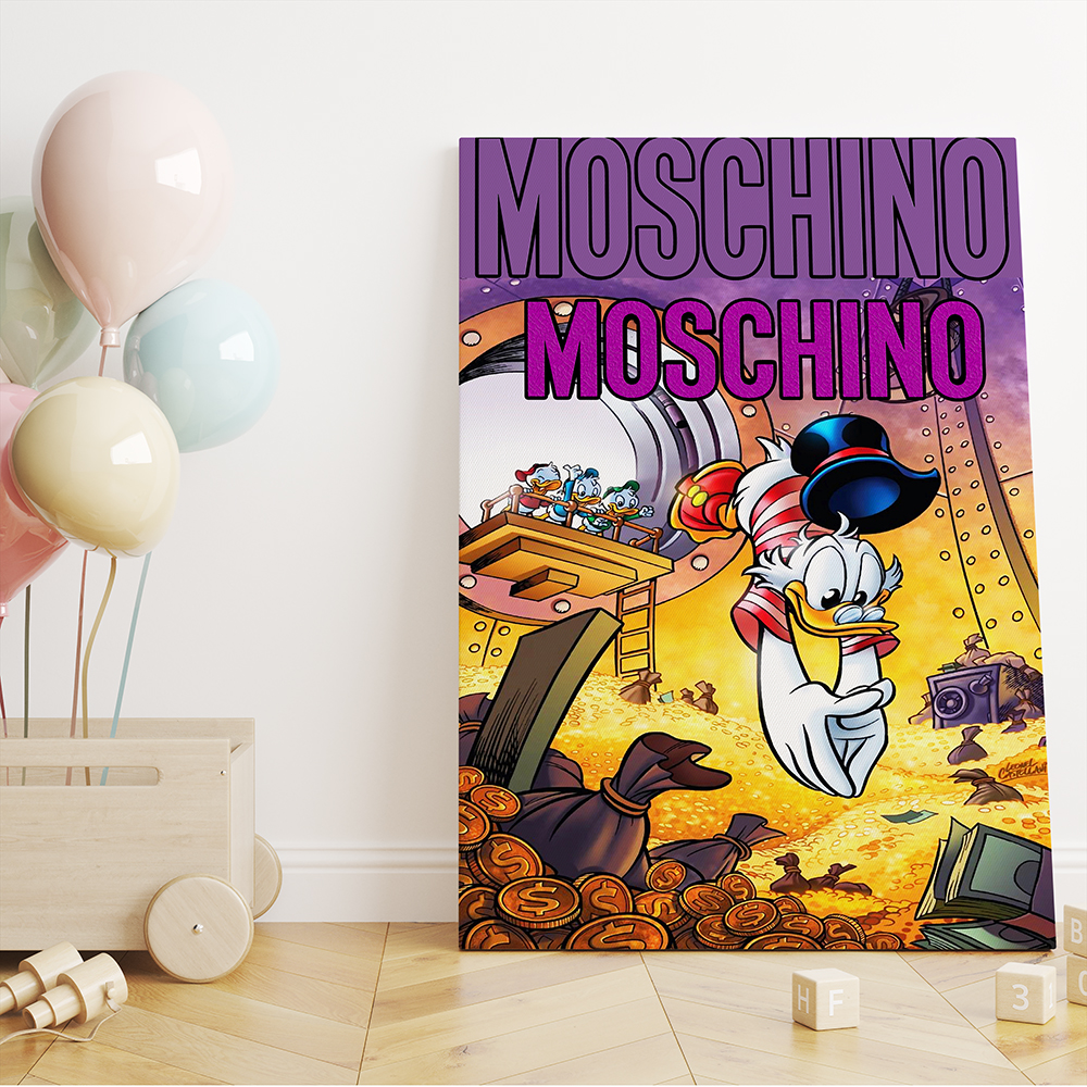 تابلو شاسی مدل دانل داک و سکه طلا کد S050029