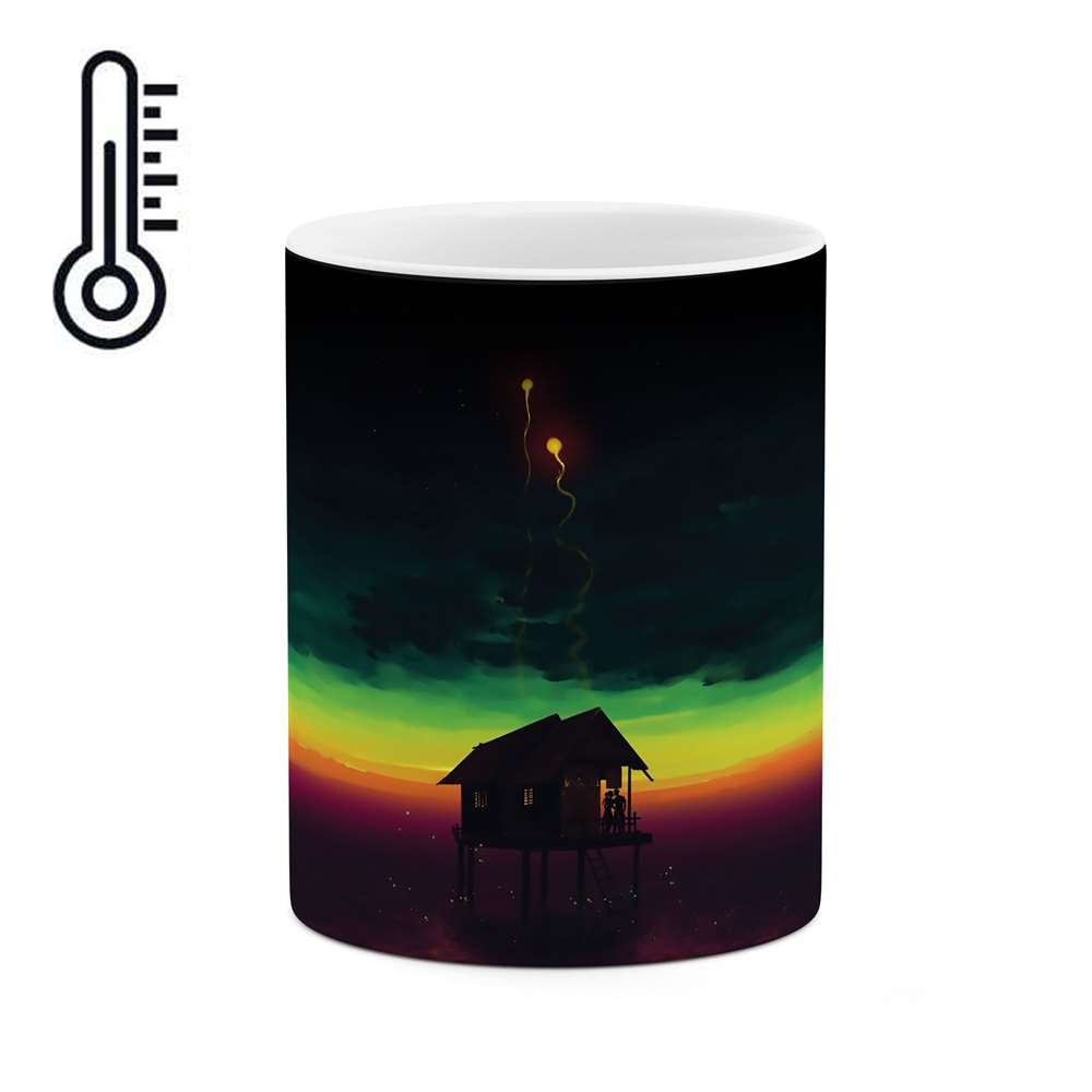 ماگ حرارتی طرح شفق قطبی مدل mgph01202