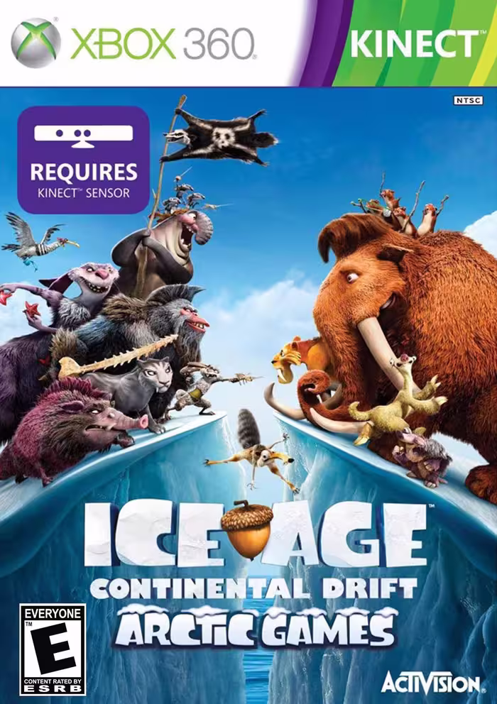 بازی کینکت کنسول Xbox360 Ice Age 4 Continental Drift