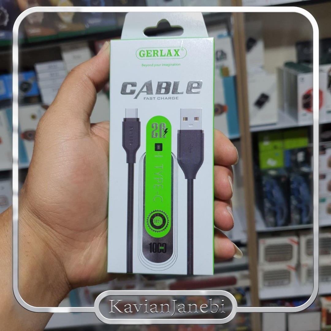 کابل شارژر تایپ سی GERLAX مدل GD-03 