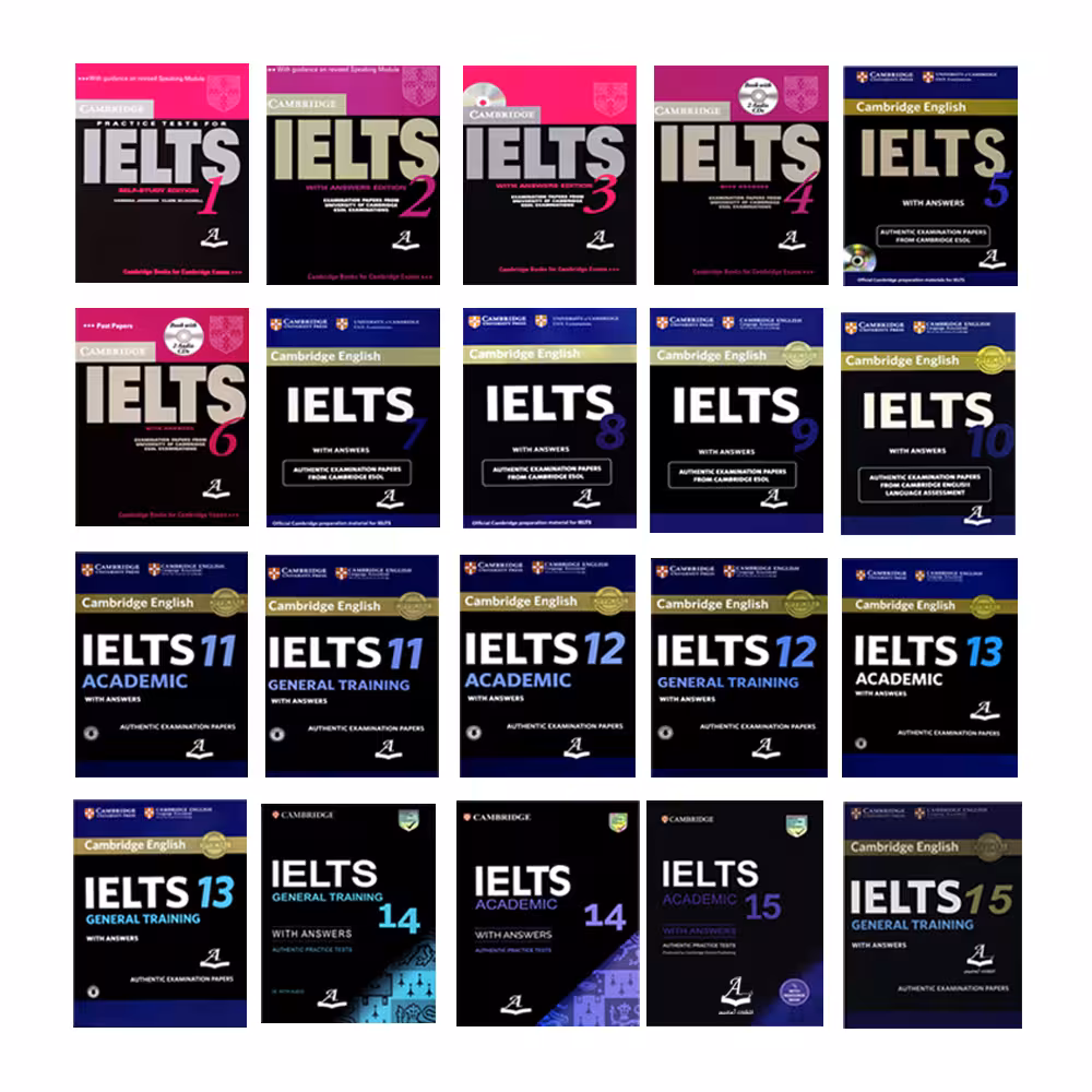 کتاب IELTS Academic Cambridge اثر جمعی از نویسندگان انتشارات آرماندیس 20 جلدی