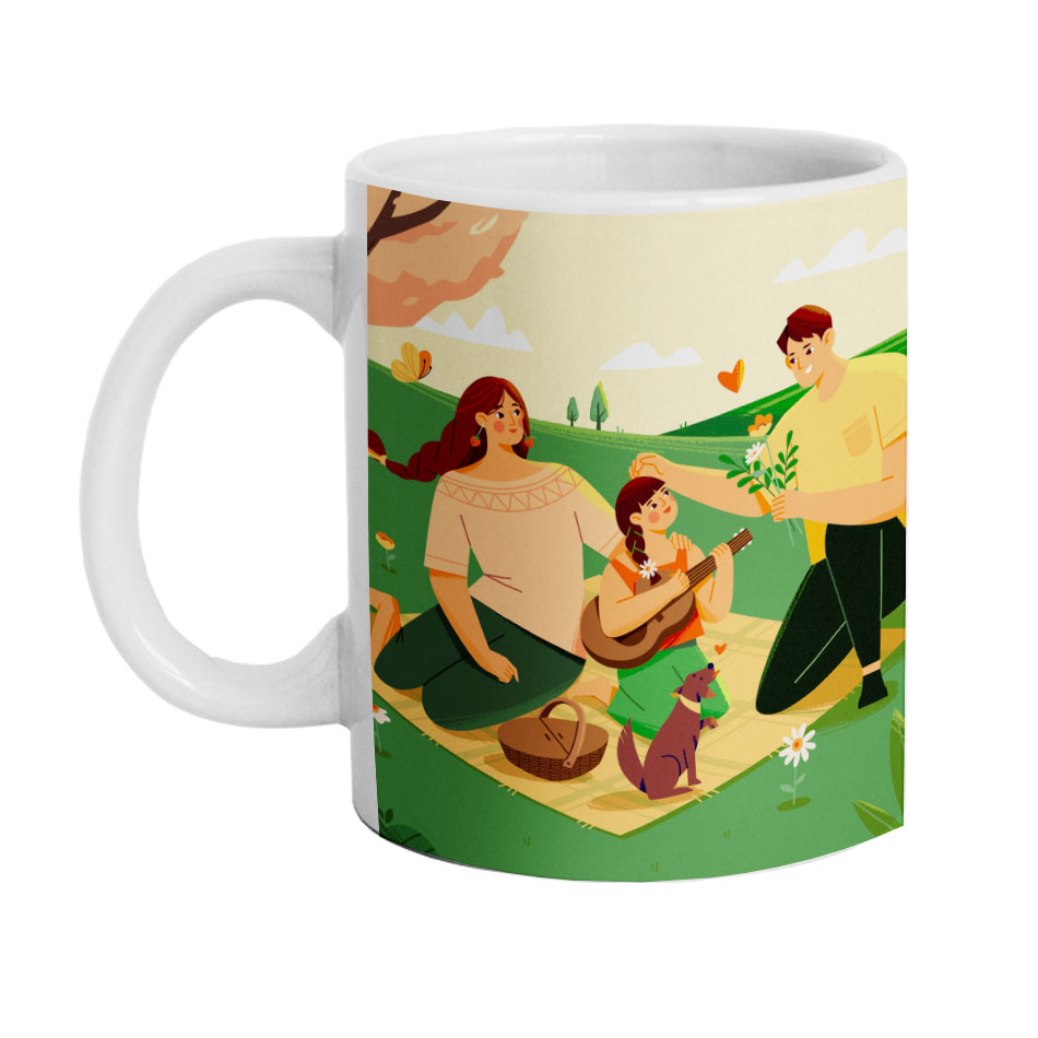 ماگ دارلی طرح مینیمال خانواده مدل MG2280