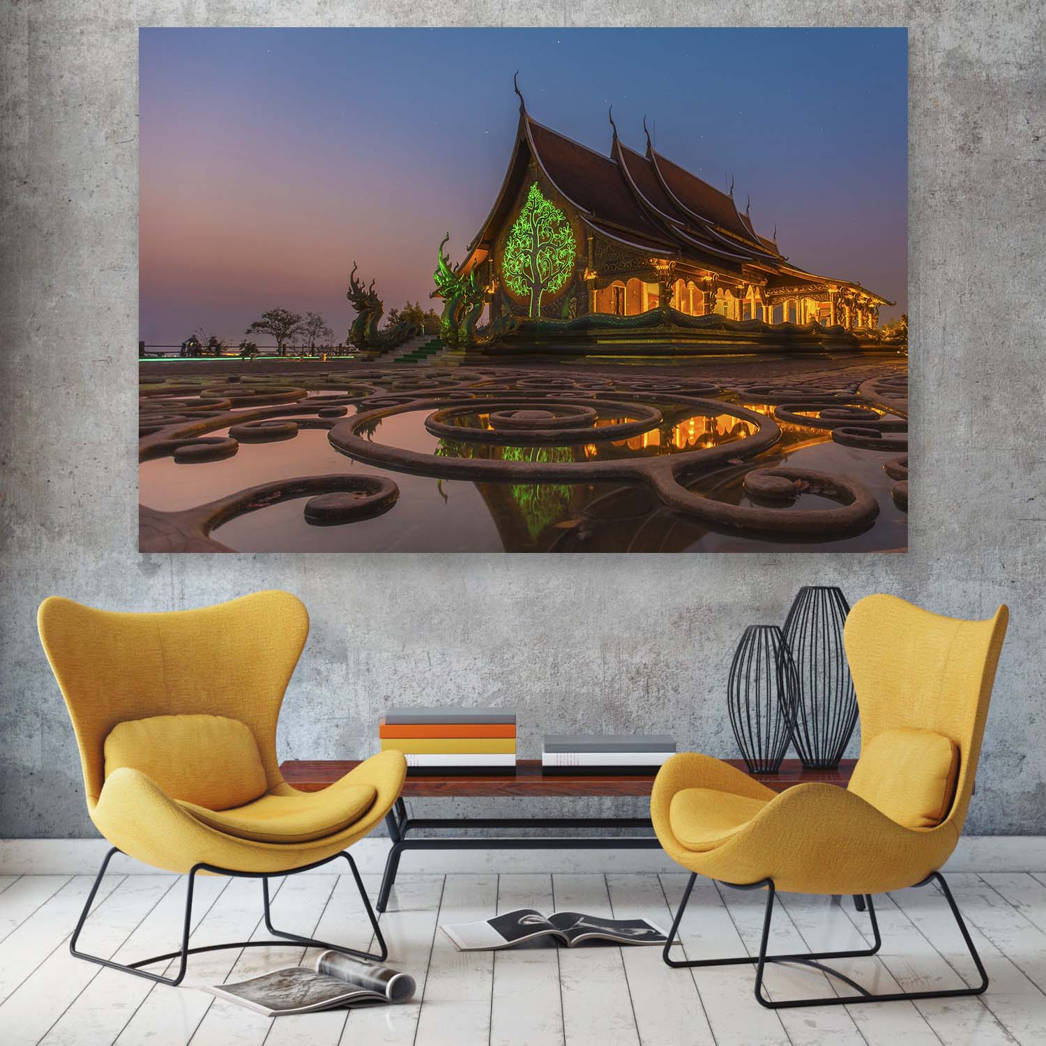 تابلو شاسی طرح زیبایی های تایلند کد 438