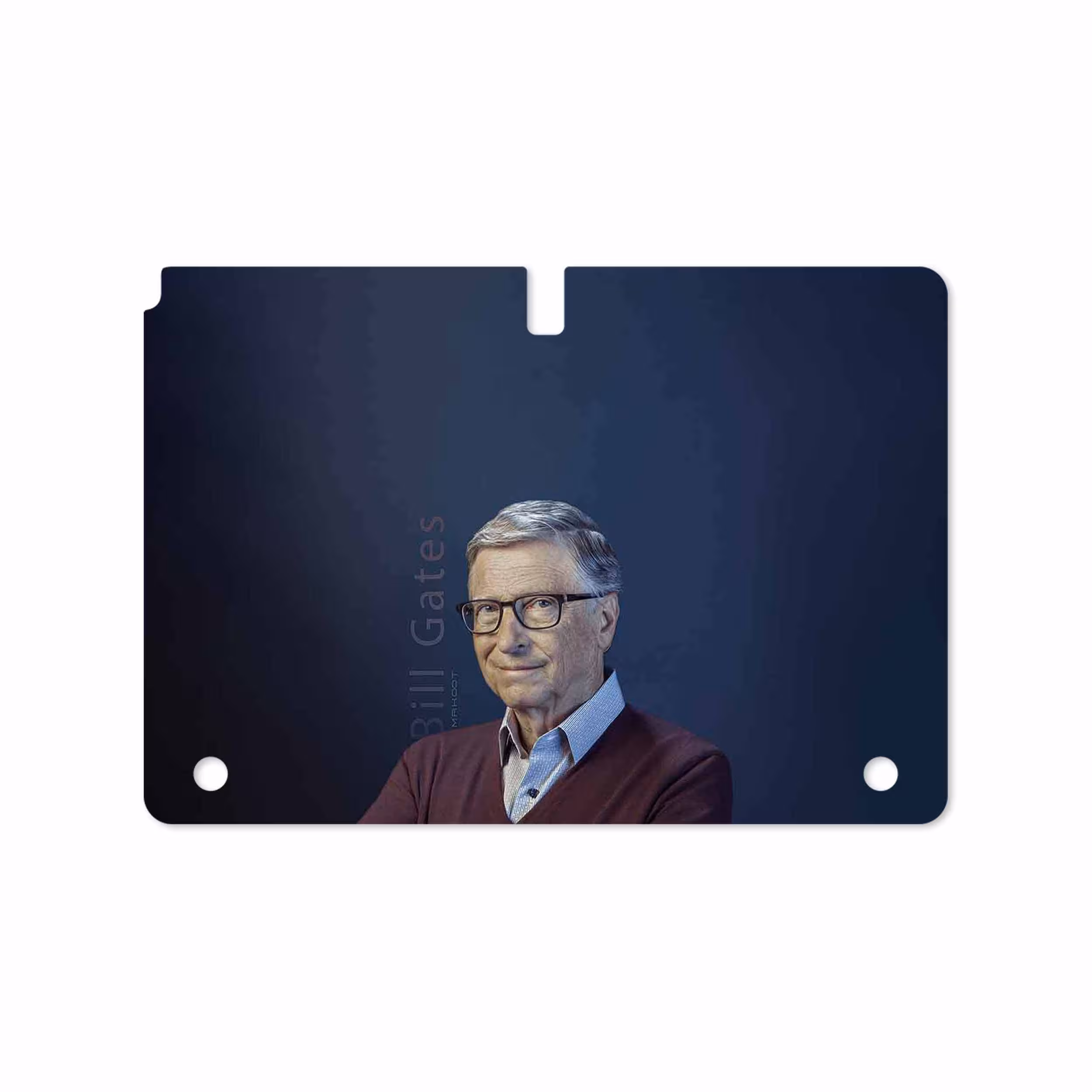 برچسب پوششی ماهوت مدل Bill Gates مناسب برای تبلت سامسونگ Galaxy Note 10.1 2012 N8010