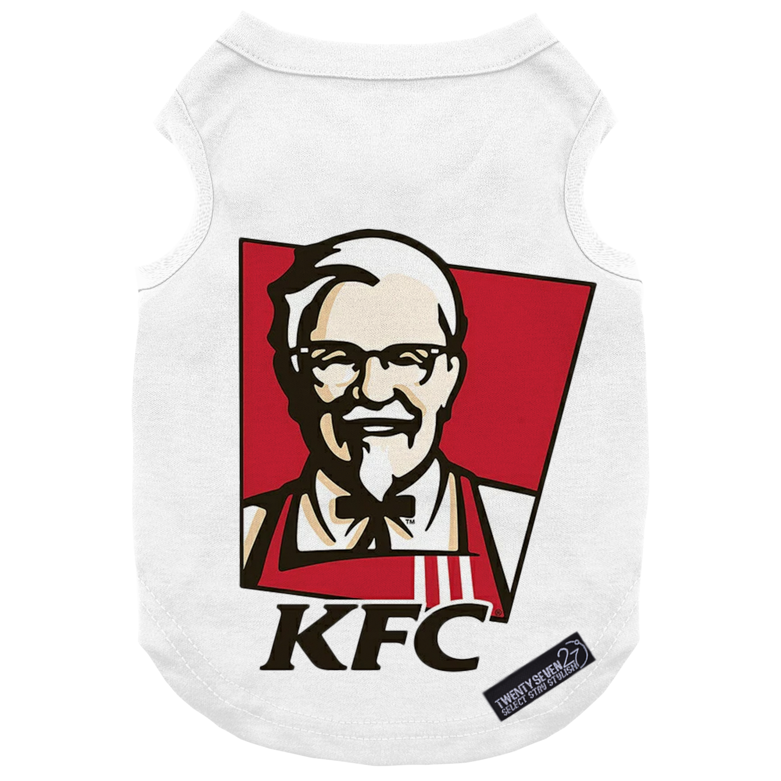 لباس سگ و گربه 27 طرح KFC کد MH847 سایز XL