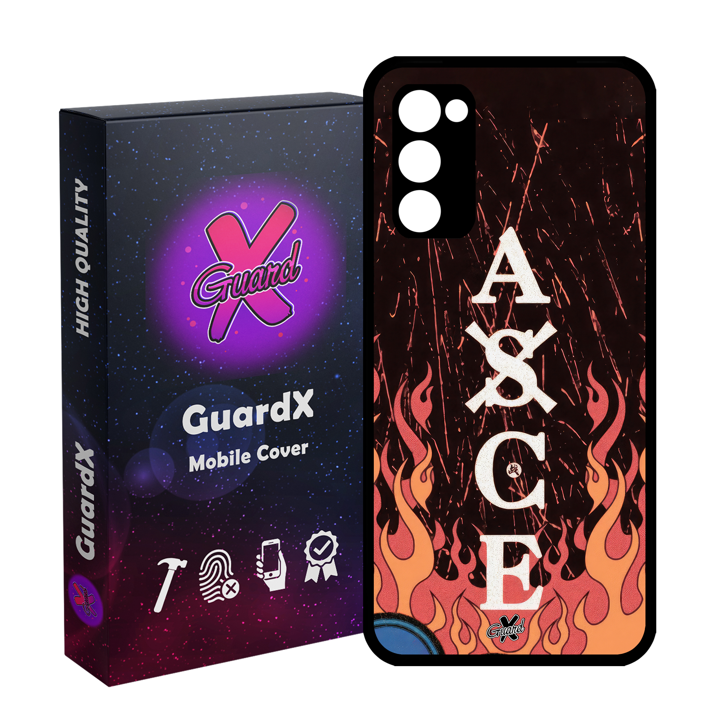 کاور گارد ایکس طرح انیمه مدل Glass10577 مناسب برای گوشی موبایل سامسونگ Galaxy S20 FE