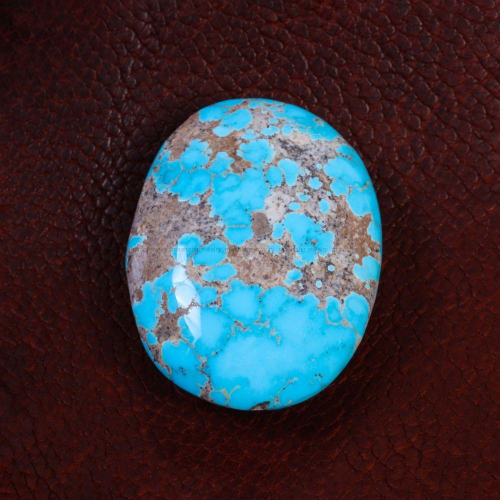 نگین فیروزه شجری کد 14039 - جواهری مشاهیر