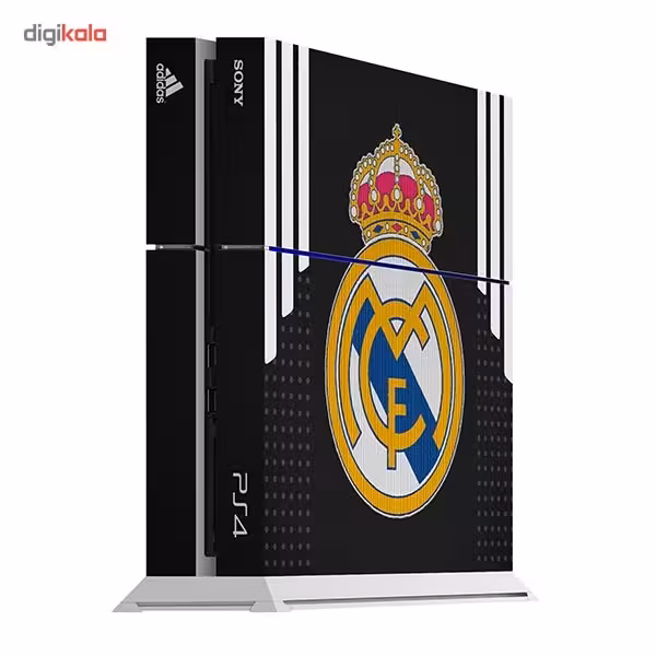 برچسب عمودی پلی استیشن 4 ونسونی طرح Real Madrid CF Black 2016