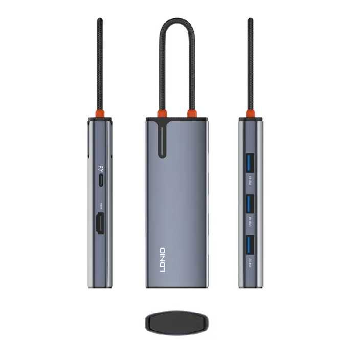هاب 6 در 1 تایپ سی الدینیو (LDNIO) مدل DS-16H