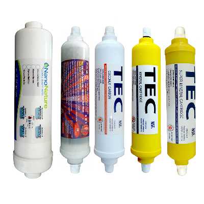 فیلتر دستگاه تصفیه کننده آب مدل FILTER RO- AT5N مجموعه 5 عددی