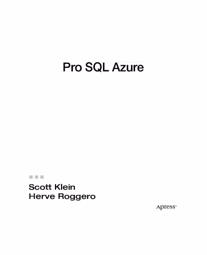 خرید و دانلود نسخه کامل کتاب Pro Sql Azure