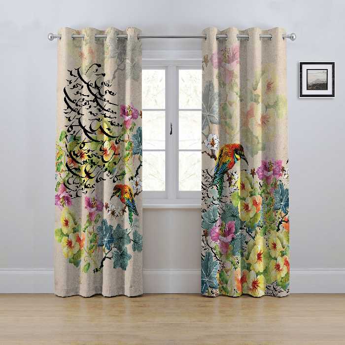 پرده مدل پانچی سایز 280x145 سانتی متر