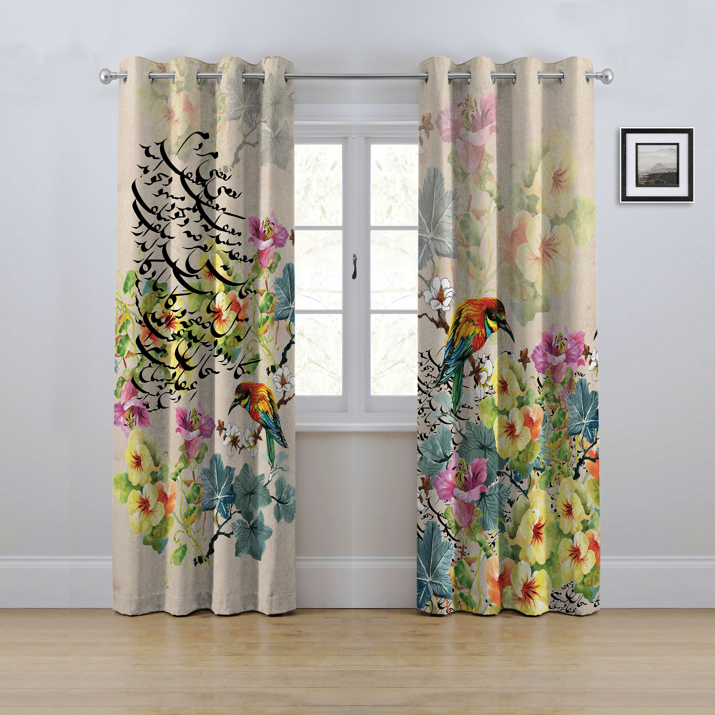 پرده مدل پانچی سایز 280x145 سانتی متر