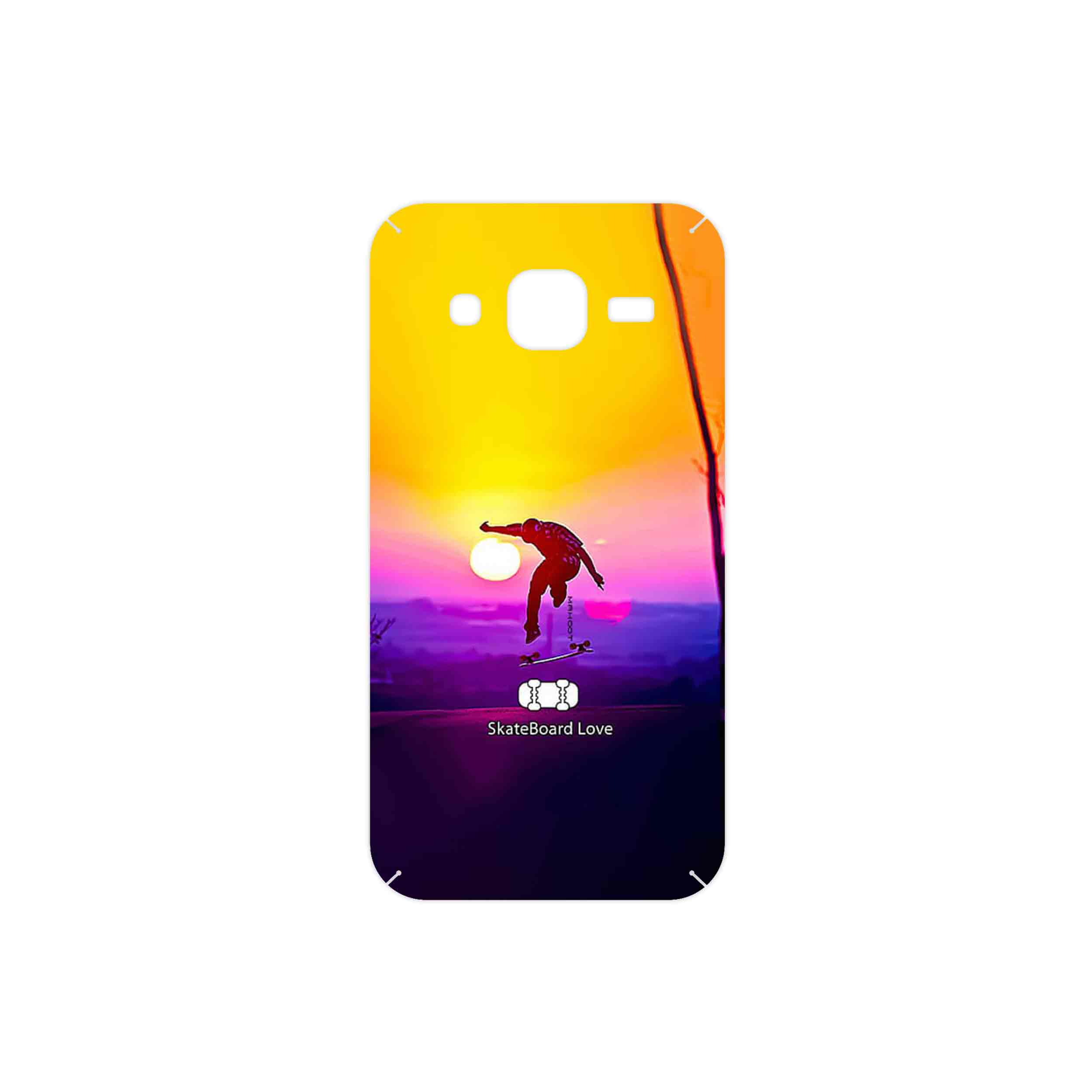 برچسب پوششی ماهوت مدل Skateboard مناسب برای گوشی موبایل سامسونگ Galaxy Core Prime
