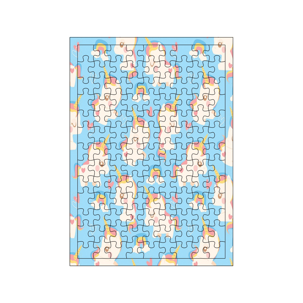 پازل 117 تکه مدل یونیکورن کد 375