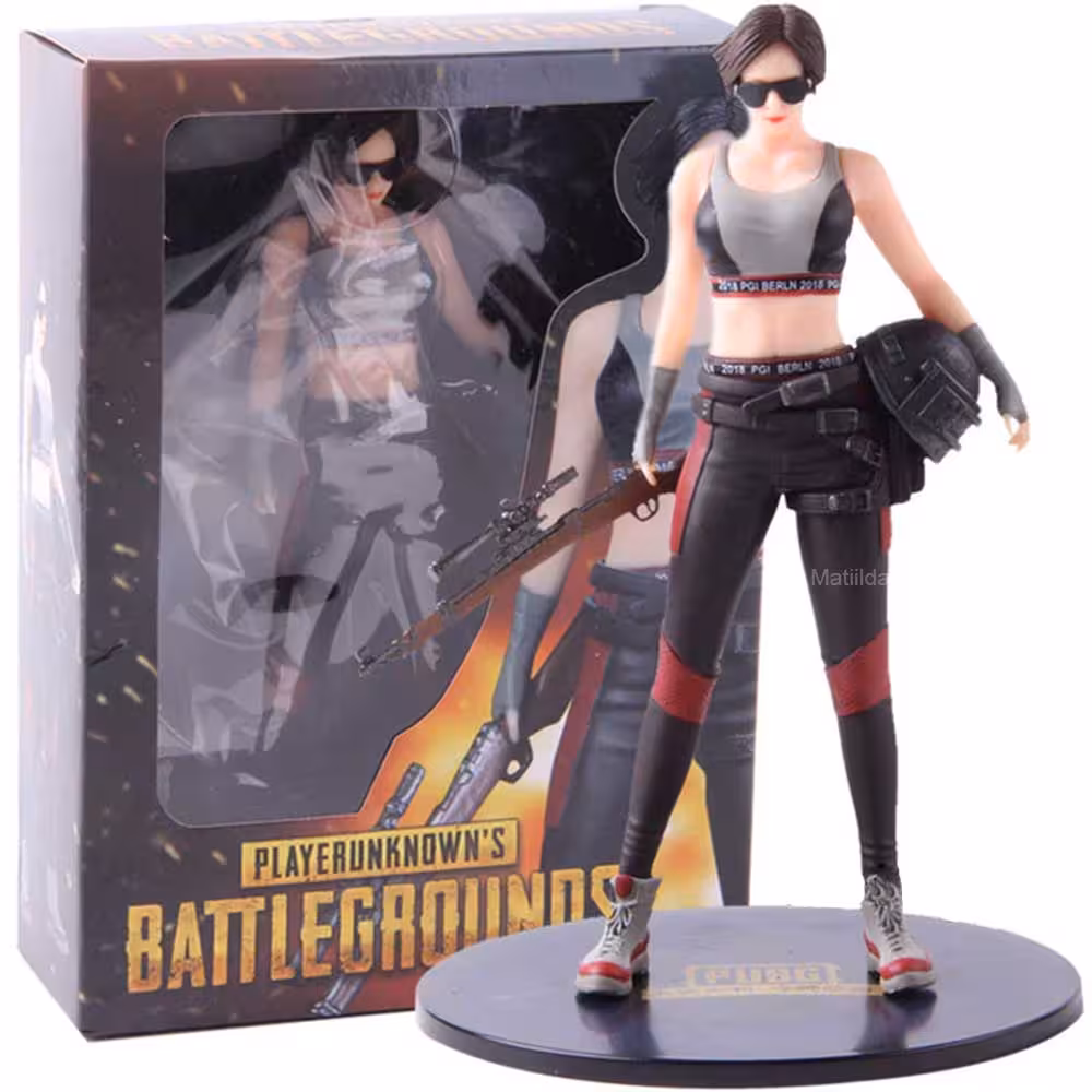 فیگور پابجی PUBG طرح کاراکتر زن