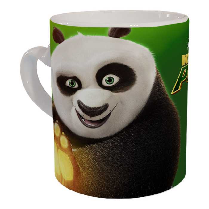 ماگ مدل دسته قلبی طرح پاندا کنگ فو کار کد 10