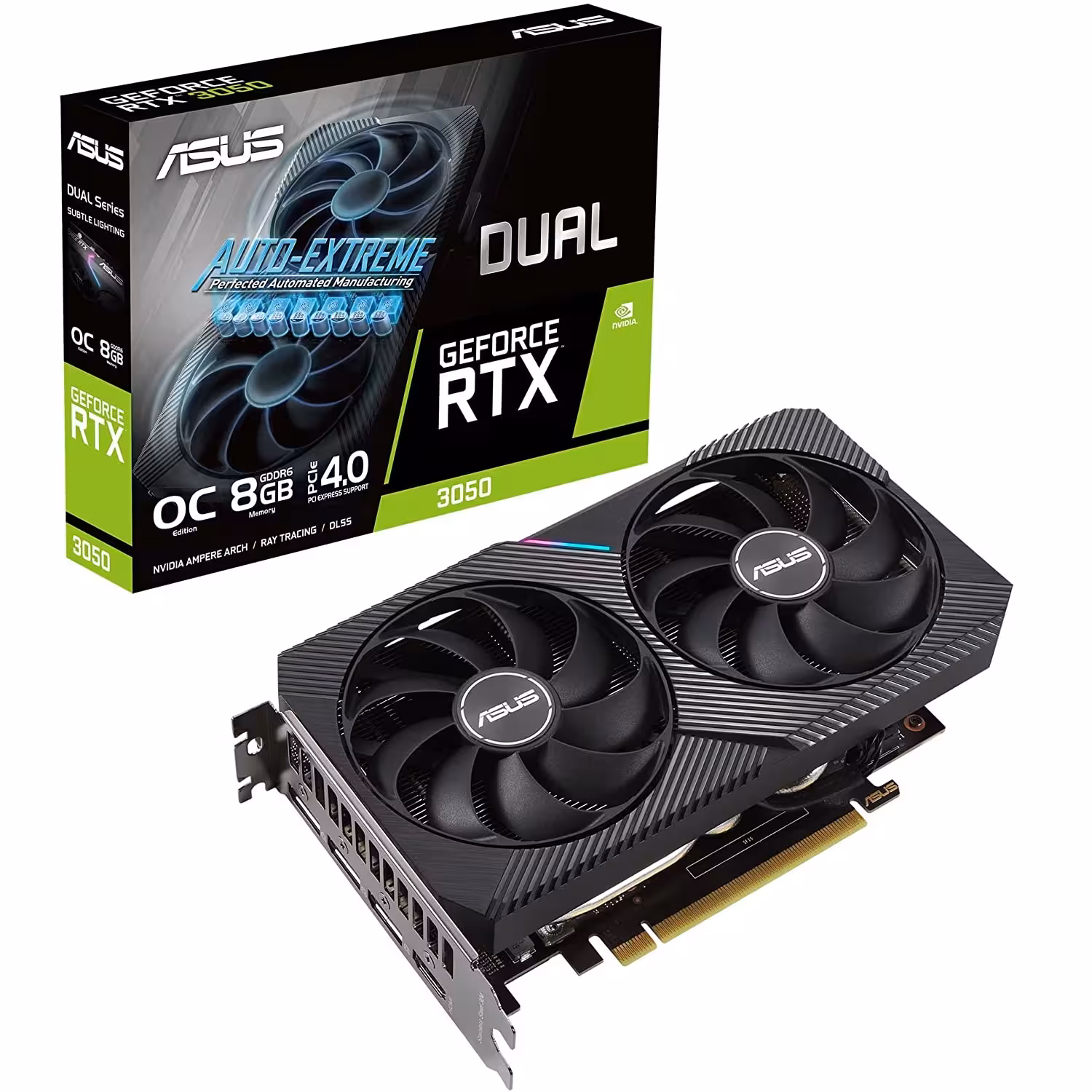 مشخصات، قیمت و خرید کارت گرافیک ایسوس مدل ASUS GeForce RTX 3050 Dual 8GB OC
