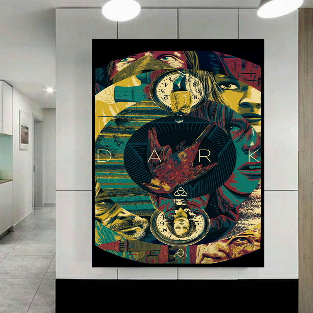 تابلو بوم طرح سریال Dark مدل Everything is Connectedکد AR2384