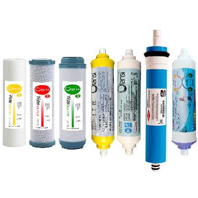 فیلتر دستگاه تصفیه کننده آب مدل FOW-7A مجموعه 7 عددی