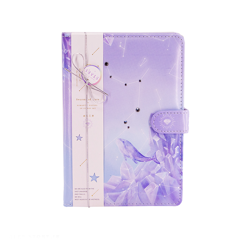 دفتر ژورنال اسکوییشی نگین دار