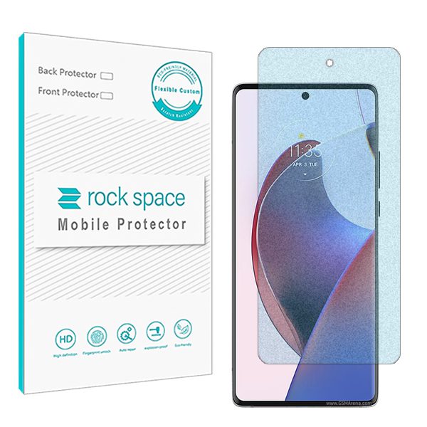 گلس موتورولا Edge 30 Ultra مدل نانو هیدروژل مات آنتی بلو برند راک اسپیس کد S