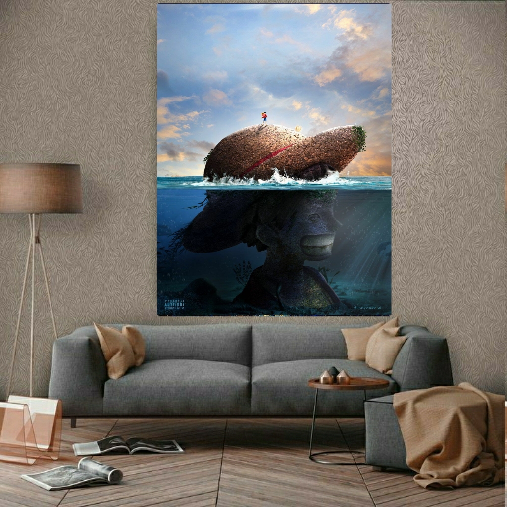 تابلو شاسی طرح انیمه وان پیس One Piece مدل SDP239