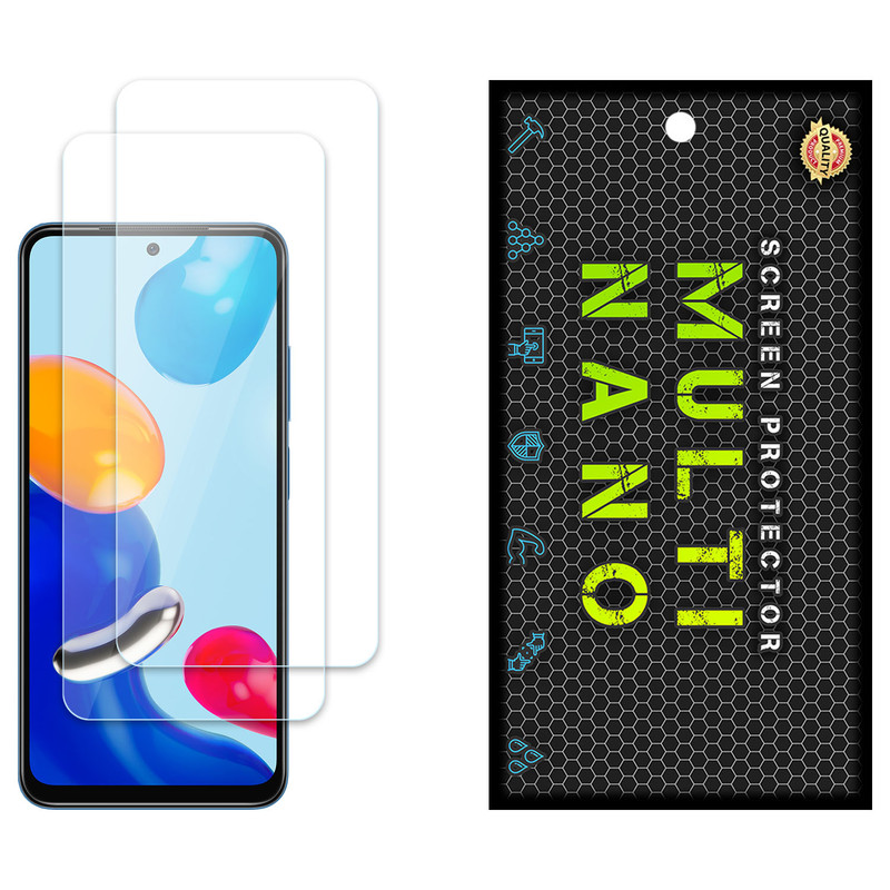 محافظ صفحه نمایش مولتی نانو مدل X-S2N مناسب برای گوشی موبایل شیائومی Redmi Note 11 4G بسته دو عددی | کالا برتری