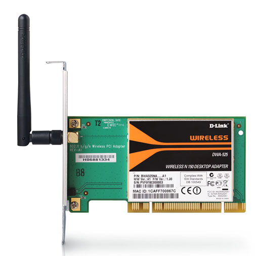 D-Link DWA-525 Wireless N150 PCI Adapter