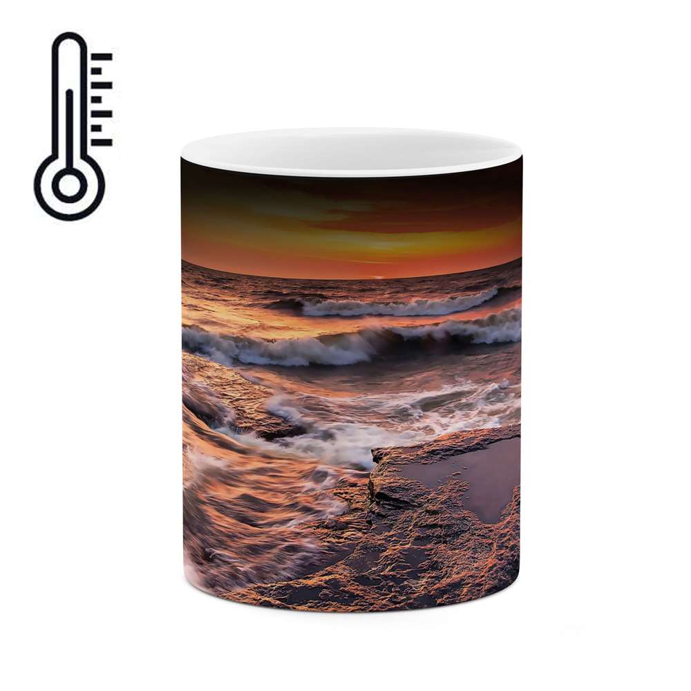 ماگ حرارتی طرح غروب  مدل mgh03429