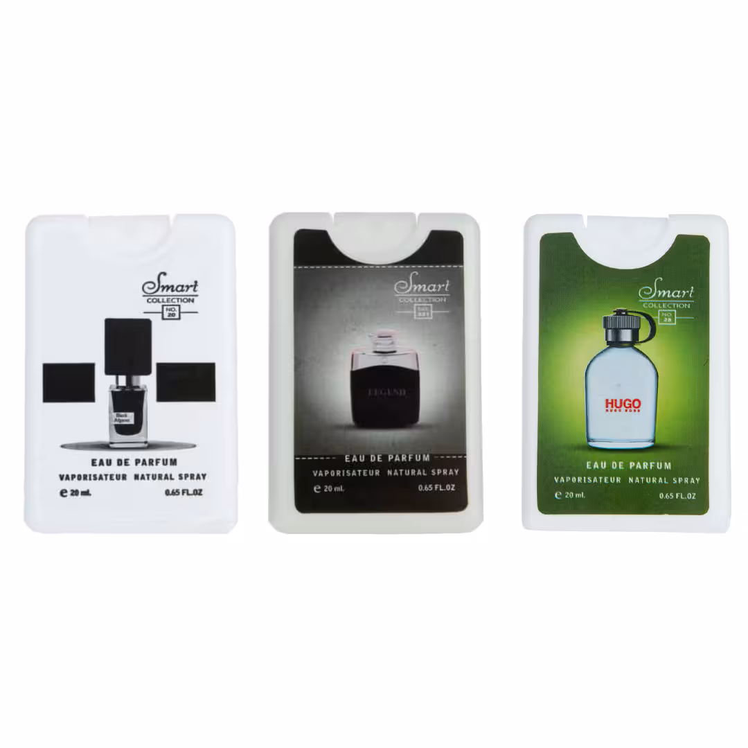 عطر جیبی اسمارت کالکشن مدل بلک افغان لجند هوگو حجم 20 میلی لیتر بسته 3 عددی