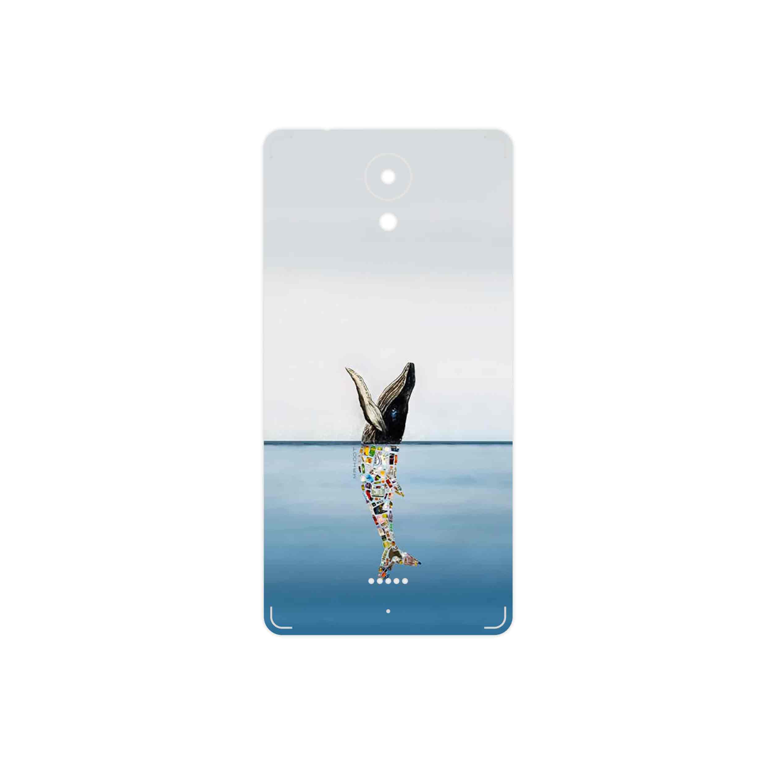 برچسب پوششی ماهوت مدل Collage of Sea Trash مناسب برای گوشی موبایل اسمارت Art Lite